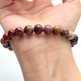 5PCS Red creek jasper Crystal Bracelet Wholesale