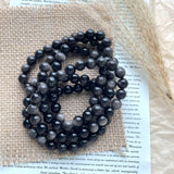 5PCS Sliver Obsidian Crystal Bracelet Wholesale