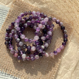 5PCS Amethyst Crystal Bracelet Wholesale