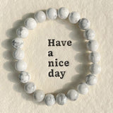 5PCS Howlite Crystal Bracelet Wholesale