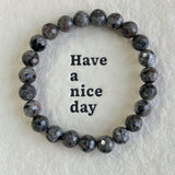 Faced Yooperlite Bracelet 8mm Wholesale