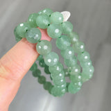 Facet Green Aventurine Bracelet 8mm Wholesale