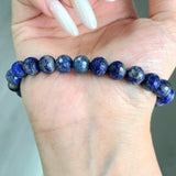 Facet Lapis Lazuli Bracelet 8mm Wholesale