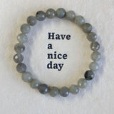 Facet Labradorite Bracelet 8mm Wholesale
