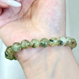 Facet Prehnite Bracelet 8mm Wholesale