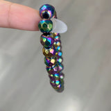 5PCS Facet Aura Hematite Bracelet Crystal Wholesale