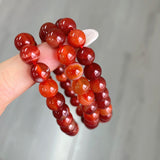 5Pcs 8mm Lace Carnelian Crystal Bracelet Wholesale