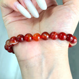 5Pcs 8mm Lace Carnelian Crystal Bracelet Wholesale