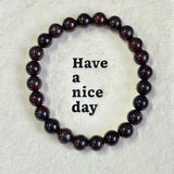5Pcs 8mm Chicken Blood Crystal Bracelet Wholesale