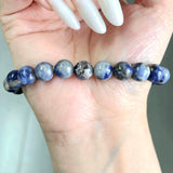 5Pcs 8mm Blue Sodalite Crystal Bracelet Wholesale