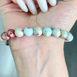 5Pcs 8mm Shoushan Jade Crystal Bracelet Wholesale
