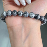 5Pcs 8mm Picasso Jasper Crystal Bracelet Wholesale