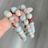 5Pcs 8mm Shoushan Jade Crystal Bracelet Wholesale