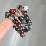 5Pcs 8mm African Blood Crystal Bracelet Wholesale