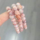 5Pcs 8mm Red Web Crystal Bracelet Wholesale