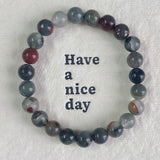 5Pcs 8mm African Blood Crystal Bracelet Wholesale