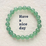 5Pcs 8mm Green Aventurine Crystal Bracelet Wholesale