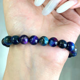 8mm Galaxy Tiger Eye Crystal Bracelet Wholesale