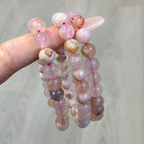 8mm Flower Agate Crystal Bracelet Wholesale