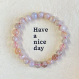 8mm Flower Agate Crystal Bracelet Wholesale