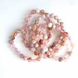 8mm Flower Agate Crystal Bracelet Wholesale