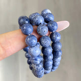 8mm Blue Coral Crystal Bracelet Wholesale