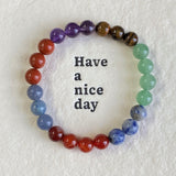 8mm 7 Chakra Crystal Bracelet Wholesale