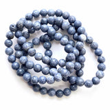 8mm Blue Coral Crystal Bracelet Wholesale