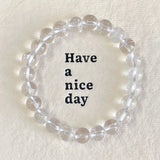 8mm Clear Quartz Crystal Bracelet Wholesale