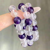 8mm Clear Triple Protection Crystal Bracelet Wholesale