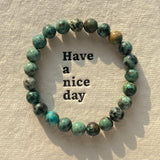 8mm Africa Turquoise Crystal Bracelet Wholesale