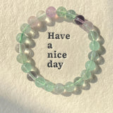 8mm Fluorite Crystal Bracelet Wholesale