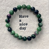 8mm Ruby Zoisite Crystal Bracelet Wholesale