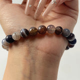 8mm Botswana Agate Crystal Bracelet Wholesale
