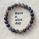 8mm Botswana Agate Crystal Bracelet Wholesale