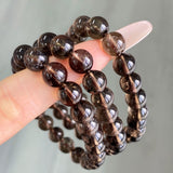 8mm Smoky Quartz Crystal Bracelet Wholesale