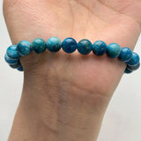 8mm Blue Apatite Crystal Bracelet Wholesale