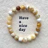 8mm Golden Opal Crystal Bracelet Wholesale