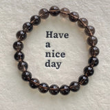 8mm Smoky Quartz Crystal Bracelet Wholesale
