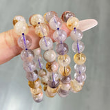 8mm Ametyst/Citrine Crystal Bracelet Wholesale