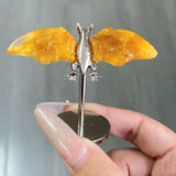 Wholesale Crystal Small Bat Wings With Stand Sets