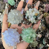 Wholesale Multi-material natural crystal chips turtle set