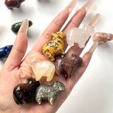 Multi-material handmade stand capybara crystal carving Wholesale