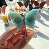 Wholesale Crystal Small Spring Butterfly Wings With Stand Sets