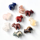 Multi-material handmade stand capybara crystal carving Wholesale