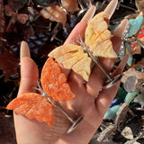 Wholesale Crystal Small Spring Butterfly Wings With Stand Sets