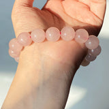 12mm Rose Quartz Crystal Bracelet Wholesale