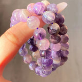 10mm Chevron Amethyst Bracelet Crystal Wholesale