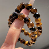 10mm Tiger Eye Crystal Bracelet Wholesale