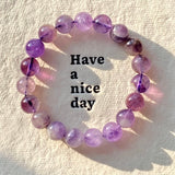 10mm Chevron Amethyst Bracelet Crystal Wholesale